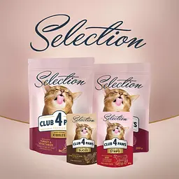 Вологий корм для котів Club 4 Paws Selection Шматочки з телятиною в овочевому желе 80 г (B5631001) - мініатюра 5