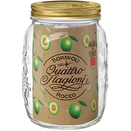 Банка з кришкою Bormioli Rocco Quattro 2 л прозорий (357764MDD121990)