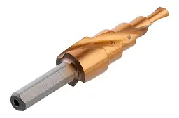 Свердло сходове по металу Intertool 4-12мм спіральне - мініатюра 3
