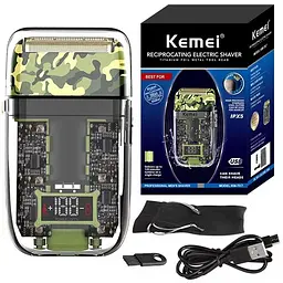 Шейвер Kemei KM-TX7 електробритва (сухе та вологе гоління) - мініатюра 2