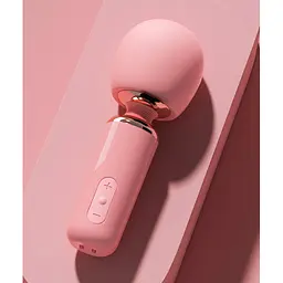 Вібромасажер Qingnan No.5 Powerful Mini Wand 18,3 см рожевий - мініатюра 3