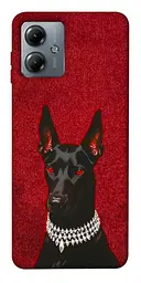 TPU чохол Demsky Premium doberman для Motorola Moto G14