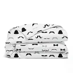 Дитяча постіль Cosas Mustache без простирадла 110х140 см (ChaplinFashion_140_2) - мініатюра 3