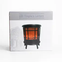 Камін декоративний "Вінтаж" з LED-підсвіткою 25*12.8*30 см, бронза Yiwu 2026-CR-3-9 - мініатюра 8