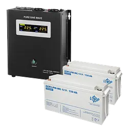 Комплект резервного живлення LP (LogicPower) ДБЖ + мультигелева батарея (UPS W1500 + АКБ MG 3600Wh)