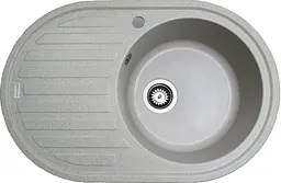 Кухонна мийка Adamant ELLIPSIS terra 765x495x200 мм, з крилом 76,5 см