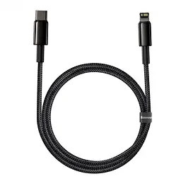Кабель Baseus Tungsten Gold Fast Charging Data Cable Type-C to iP PD 20W 1m Black
