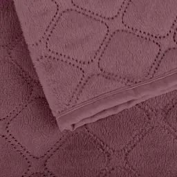 Покривало ТЕП велюрове Velour Mesa Rose Ромб круглий 180x240 см рожеве - мініатюра 6