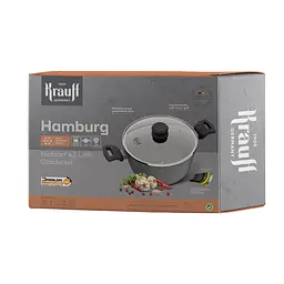 Каструля Krauff Hamburg зі скляною кришкою 4.3 л  (25-45-254) - мініатюра 2