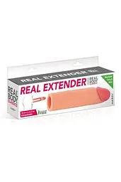 Подовжуюча насадка на член Real Body Real Extender Hardy, +4 см (тілесний) - мініатюра 3