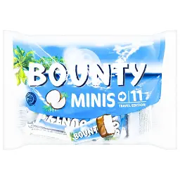 Цукерки Bounty minis Баунті міні з кокосом 333 г