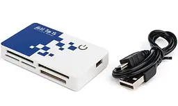 Кардрiдер ATcom Card Reader внешний TD2029 USB 2.0 ALL IN 1 - (Memory Stick (MS) , Secure Digit (10729) (10729_)