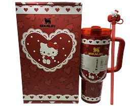 Термокухоль Stanley Quencher H2.0 Tumbler, що світиться у темряві 1,18 л Hello Kitty Love Edition KT7001977