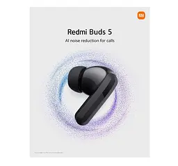 Навушники Xiaomi Redmi Buds 5 Black TWS з шумозаглушенням - мініатюра 6