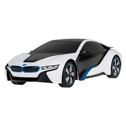 Машинка RASTAR BMW i8 змінний колір кузова + світлодіодні фари + 2,4 ГГц пульт 1:24 білий 48400-1 - мініатюра 7