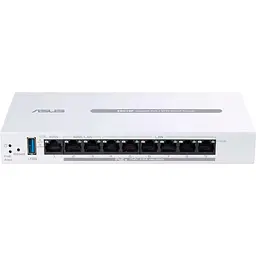 Комутатор ASUS ExpertWiFi EBG19P 8xGE LAN (8xPoE), 1xGE WAN, 1xUSB 3.2, 123W, BT (90IG08C0-MO3B00)