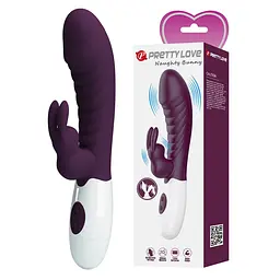 Вібратор Pretty Love Naughty Bunny фіолетовий