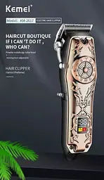 Машинка для стрижки волосся Kemei KM-2617 (KM-2617_645) - мініатюра 7