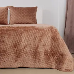 Покрывало ТЕП велюровое Velour Капучино Звездочка 220x240 см - миниатюра 3