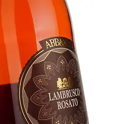 Ігристе вино Abbazia Lambrusco Rosato Emilia Fiorino d’Oro IGT, рожеве, напівсухе, 0.75 л - мініатюра 3