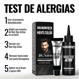 Шампунь камуфлюючий Beardburys Men's Color Shampoo Black 2N чорний - мініатюра 3