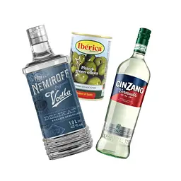 Коктейль Dirty Martini Vodka (набір інгредієнтів) х16 на основі Nemiroff - мініатюра 2