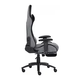 Крісло ігрове GT Racer X-2534-F Gray/Black Suede (X-2534-F Fabric Gray/Black Suede) - мініатюра 4