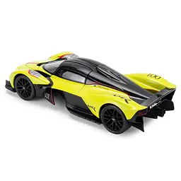 Автомодель - ASTON MARTIN VALKYRIE (жовтий, 1:18) TechnoDrive 250937AMVKLG - мініатюра 10