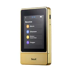Апаратний криптогаманець SecuX NeoGold із сенсорним екраном, Bluetooth та USB-C — Золотий - мініатюра 2