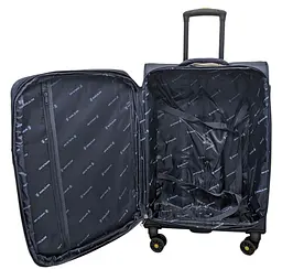 Валіза середня Worldline Airtex 616 жаккард-поліестер M Темно-синій - мініатюра 7