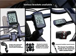 Велокомп'ютер акумуляторний GPS MB-003 LCD-2.4" підсвітка екрана (14 функцій) - мініатюра 4