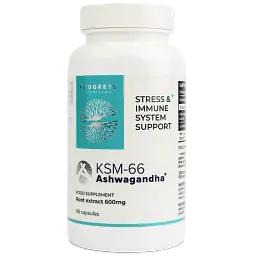 Капсули KSM-66 Ashwagandha 90 шт екстракт кореня ашвагандхи для підтримки організму
