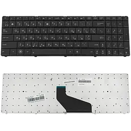 Клавіатура для ноутбука ASUS (A53U A53Ta K53Be K53U K53Z K53Ta K73Be K73Ta X53Be X53Ta X53U X73Ta) ukr чорний