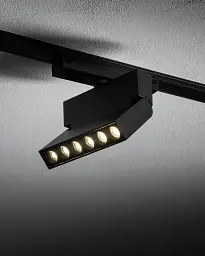 Магнітний трековий світильник Nowodvorski 11337 UT-LVM Focus Out LED 1x6W 4000K 500Lm IP20 чорний - мініатюра 2