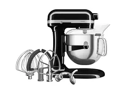 Кухонна машина KitchenAid Artisan 5KSM70SHXEOB з підйомною чашею 6.6 л, чорна - мініатюра 2