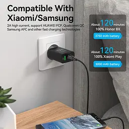 Кабель USB 2.0 AM-micro BM 1.0м Чорний Vention - мініатюра 3