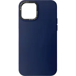 Чохол-накладка Molan Cano Silicone SF Jelly Mixxi для Apple iPhone 12 Pro Max (dark blue) - мініатюра 3