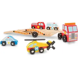 Аварійний перевізник-трейлер Melissa & Doug дерев'яний (MD14610) - мініатюра 3
