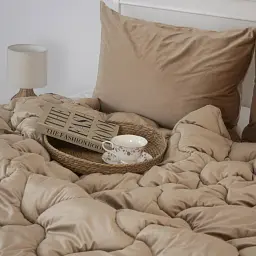 Ковдра ТЕП Velour Double Air 200x210 см золотий беж - мініатюра 6