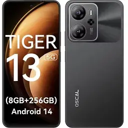 Смартфон Blackview Oscal Tiger 13 8/256Gb DS Hurricane Black NFC - мініатюра 2