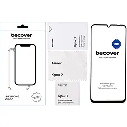 Захисне скло BeCover для Xiaomi Redmi A3 10D Black (711367) - мініатюра 2