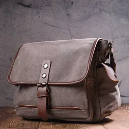 Практична горизонтальна чоловіча сумка із текстилю 17х24х13 см Vintage 17х24х13 см sum0021439 - мініатюра 8