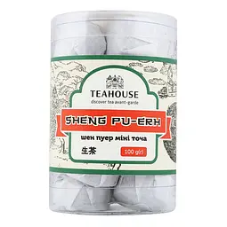 Чай китайський Teahouse Шен Пуер Міні Точа, тубус, 100 г - мініатюра 2