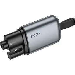 Автомобільний молоток Hoco ZP15 King Metal Gray (6942007644020) [135350]