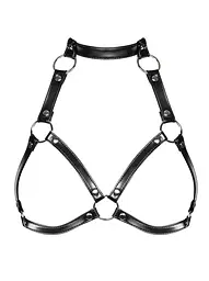 Бюстгальтер-портупея Obsessive A740 One Size чорний - мініатюра 5