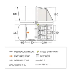 Намет Vango Harris Air 350 Mineral Green (TETHARRAI000001) (930838) - мініатюра 12