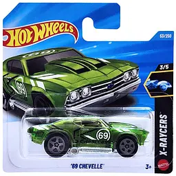 Базова машинка Hot Wheels X-Raycers '69 Chevelle колір в асортименті (5785) JJK83 - мініатюра 3