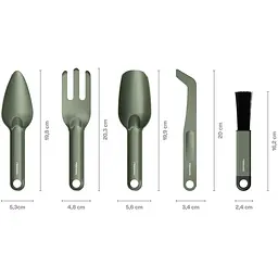 Набір інструментів Fiskars Plant Care для догляду за ґрунтом 5 предметів (1080778) - мініатюра 3