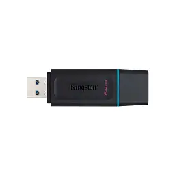 USB флеш накопичувач Kingston 2x64GB DT Exodia Black+Blue USB 3.2 (DTX/64GB-2P) - мініатюра 2