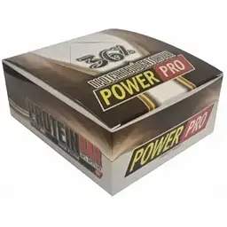 Набір батончиків Power Pro Protein Bar 36% Nuts without sugar 1.2 кг (20 уп по 60 г) - мініатюра 2